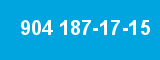 904 187-17-15 904 187-17-15